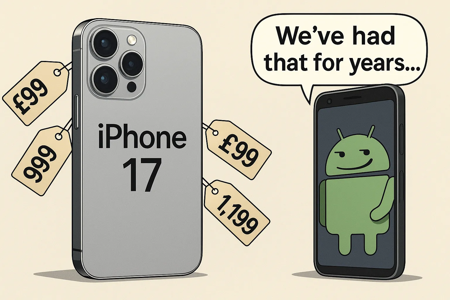 Apple iPhone 17 Pro Max with triple camera system on launch day